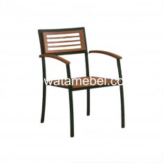 Food Court ChairSize 50 - SIANTANO KT 001 / Antique Green, Cocoa Brown 